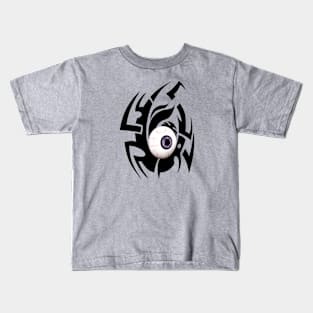 Tribal Iris violet Kids T-Shirt